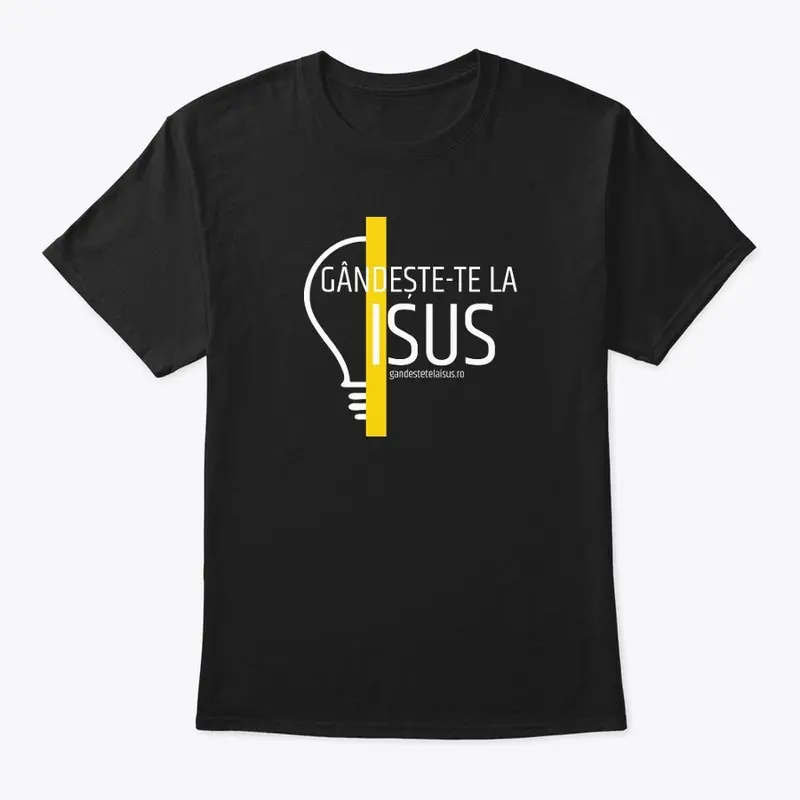 Romanian - Dark Think About Jesus Design