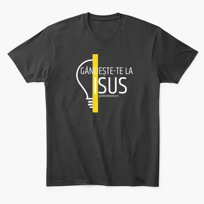 Romanian - Dark Think About Jesus Design